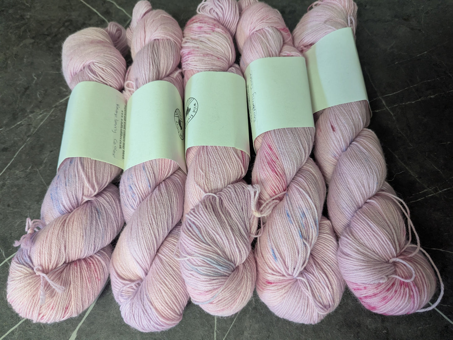 British Blue-faced Leicester 4ply: Raspberry Cooler