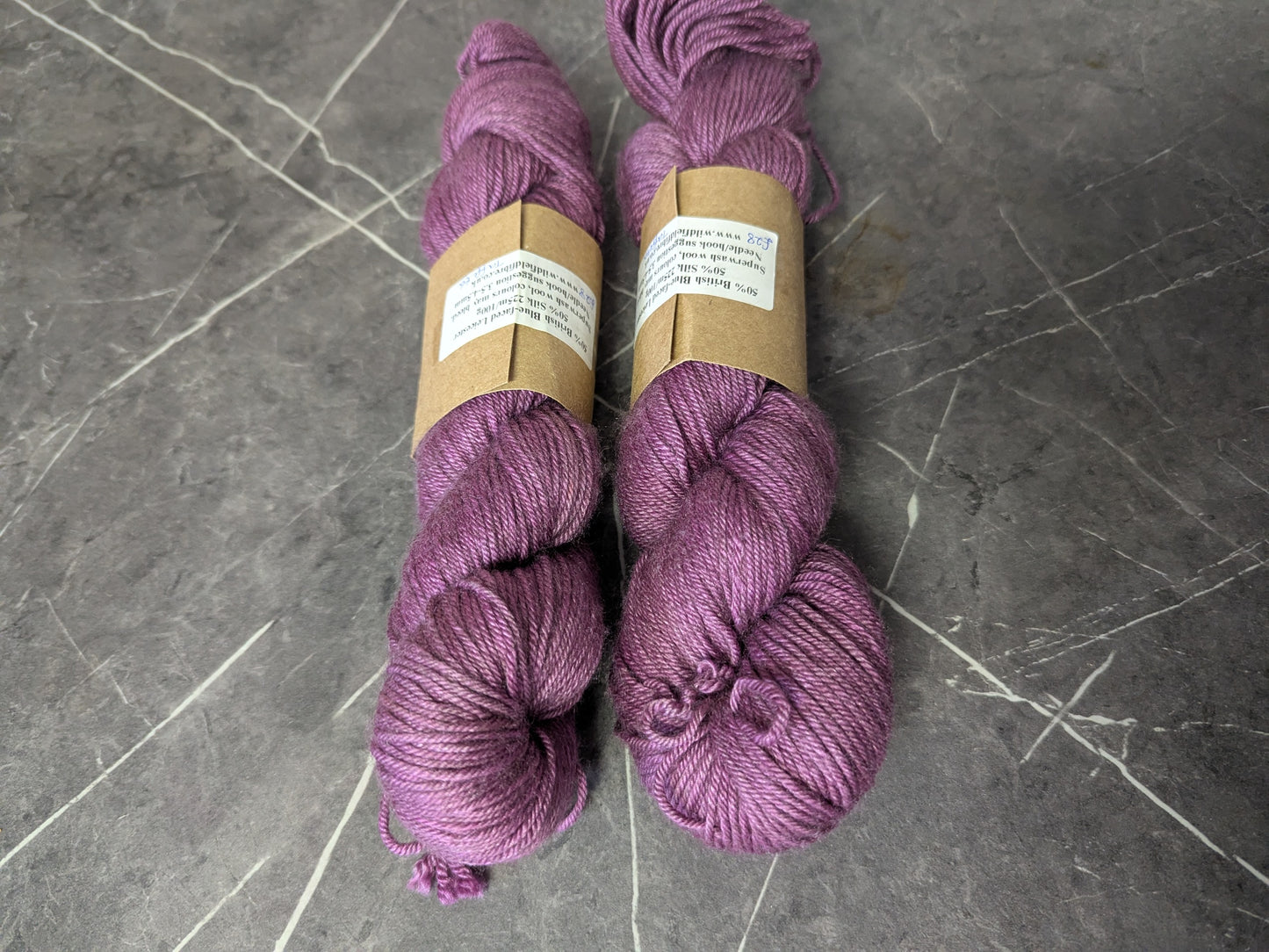 British Blue-faced Leicester/Silk DK: Taffeta